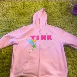 Pink Oversized Tinkerbell Hoodie